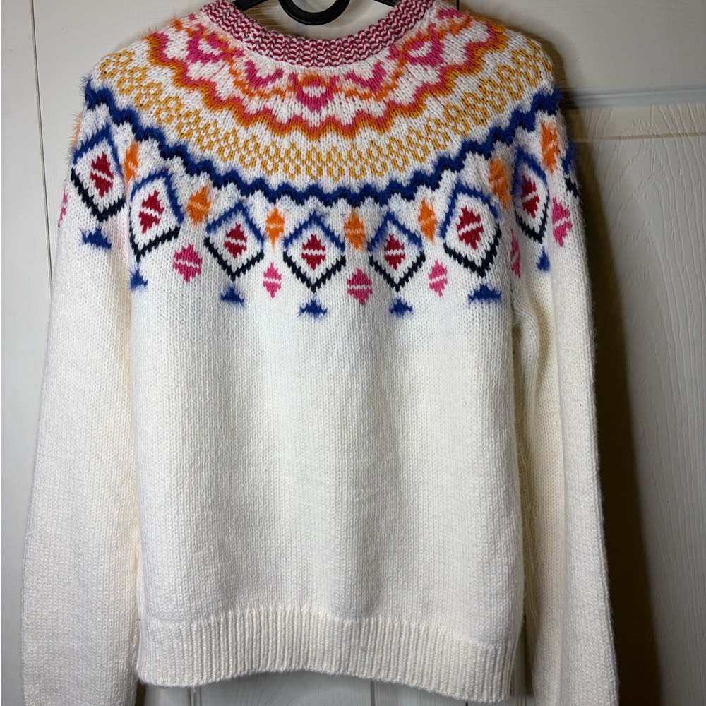 Marine Layer Multicolor Patterned Sweater - image 5